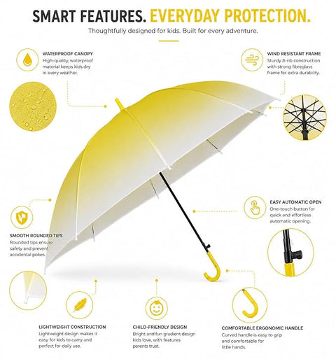 Bloomy Rain Umbrella | Lightweight Waterproof J Handle