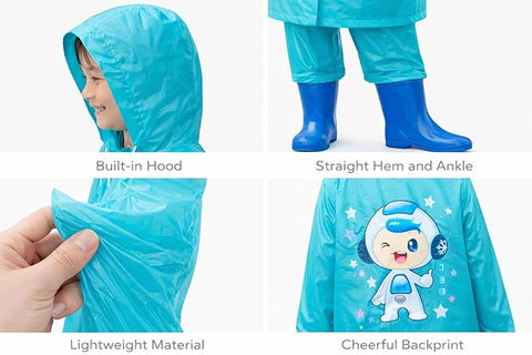 Kids Raincoat Pant Set