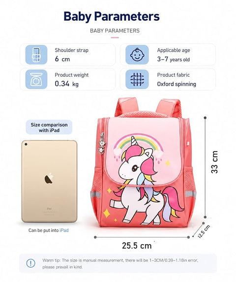 Kids Cartoon Flap School Backpack for Boys & Girls