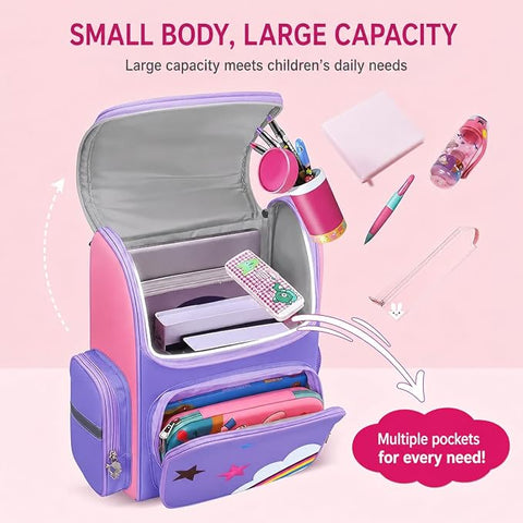 Girls Unicorn Backpack School Bag