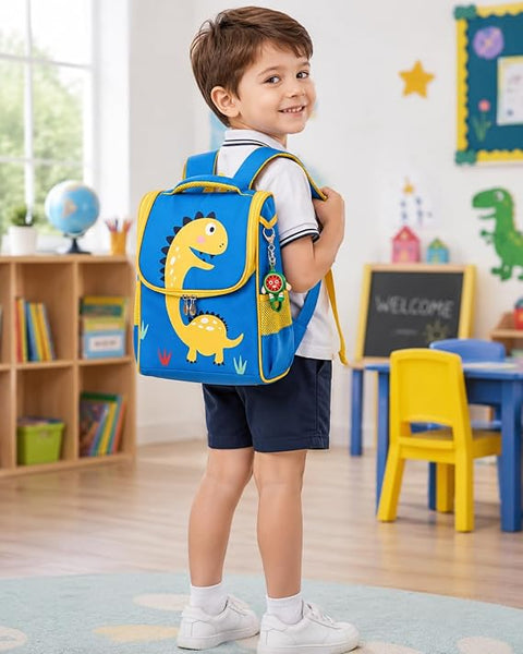 Kids Cartoon Flap School Backpack for Boys & Girls