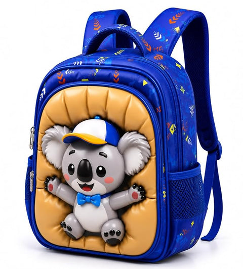 3D Puffy Cartoon Backpack School Bag for Kids