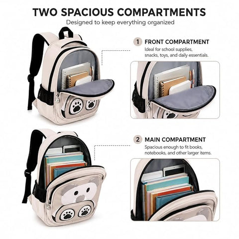 Kids 3D Cartoon School Backpack for Boys N Girls