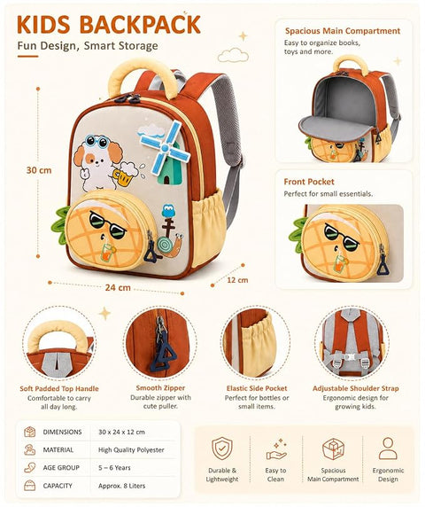 Kids Windmill Spinner School Bag Backpack for Boys n Girls