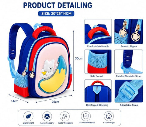Kids Cute Moon Bear Preschool Bag