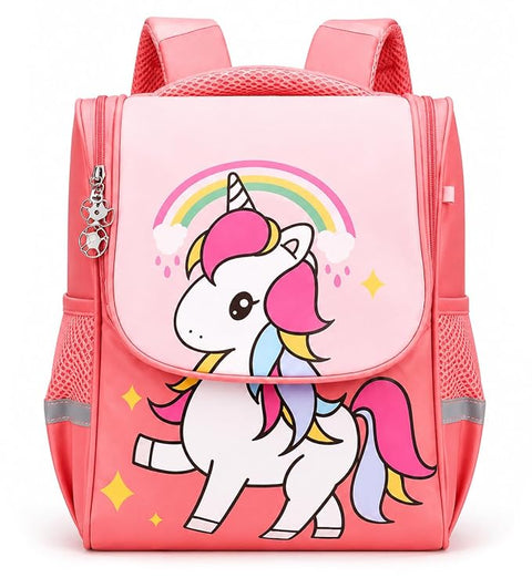 Kids Cartoon Flap School Backpack for Boys & Girls