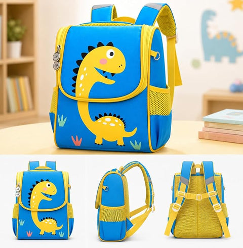 Kids Cartoon Flap School Backpack for Boys & Girls