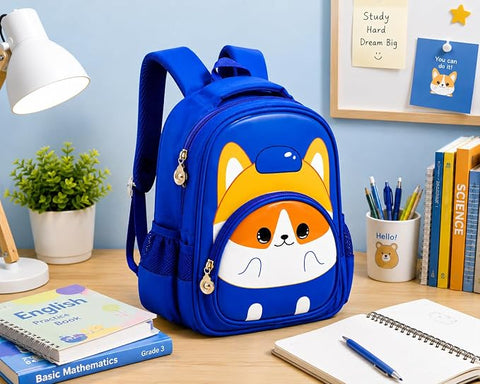 Kids Blue Fox School Backpack