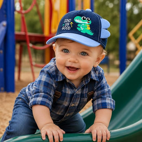 Cartoon Denim Cap for 1-12 Months Infant Baby Boy Girl