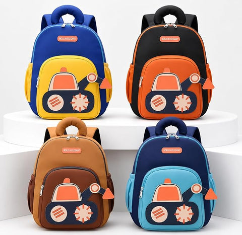 Kids Excavator Preschool School Bag | Construction JCB Backpack
