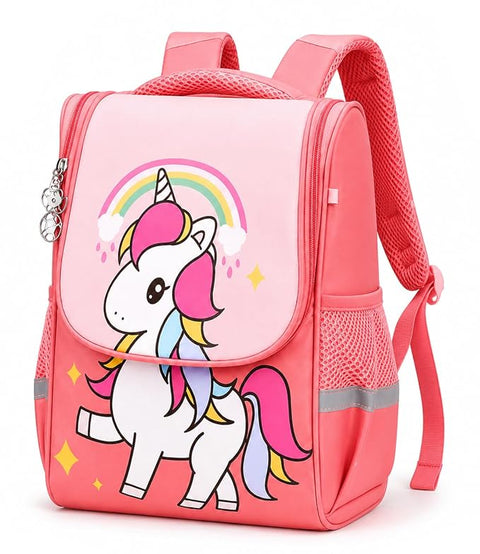 Kids Cartoon Flap School Backpack for Boys & Girls