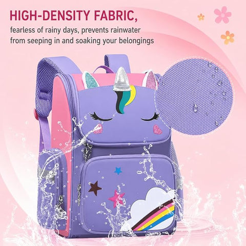 Girls Unicorn Backpack School Bag