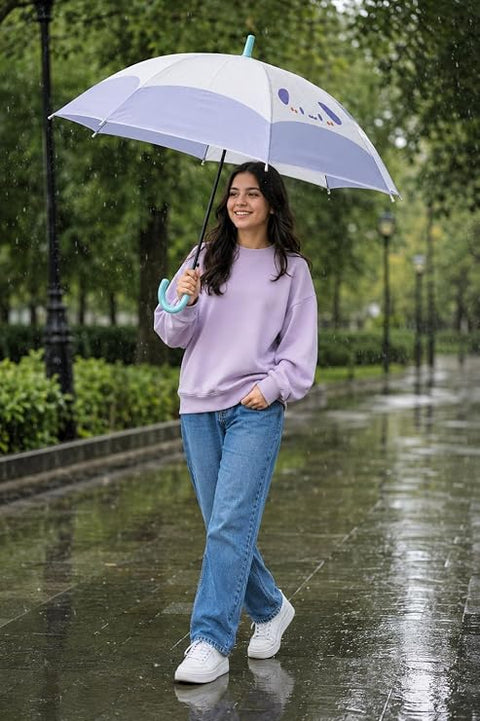 Cute Pastel Dog Umbrella for Monsoon