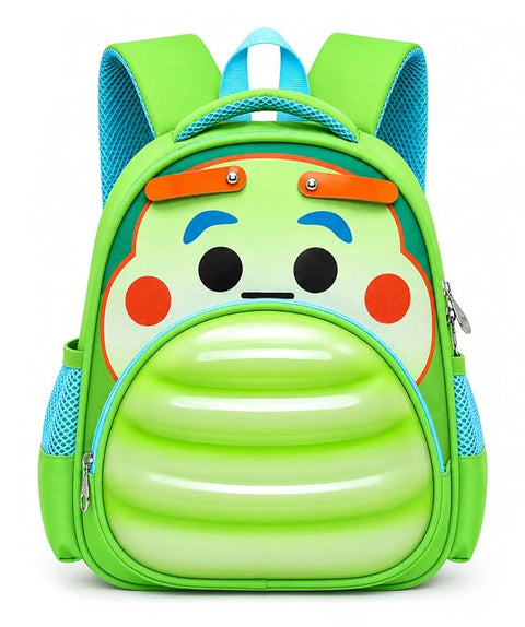Kids Green Frog School Backpack