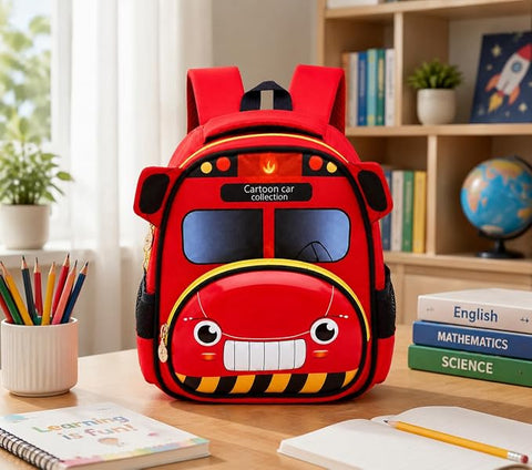 3D Cartoon School Bag Backpack for Kids