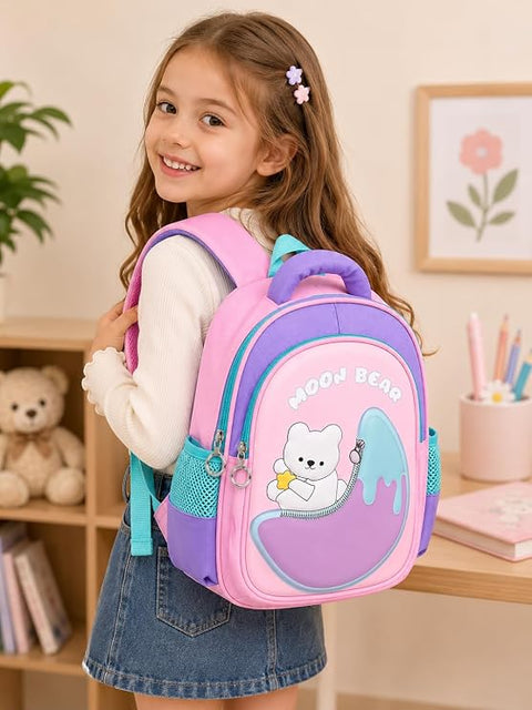 Kids Cute Moon Bear Preschool Bag