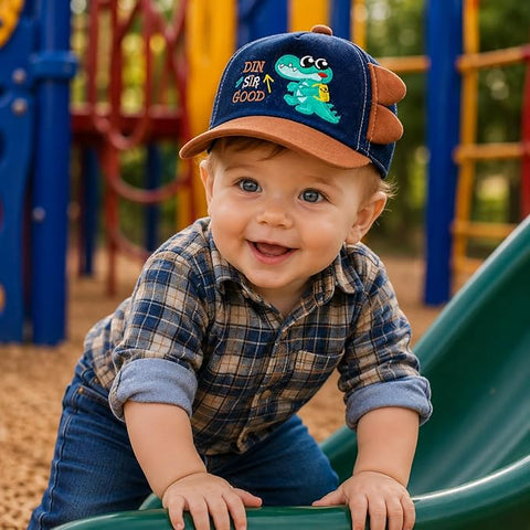 Cartoon Denim Cap for 1-12 Months Infant Baby Boy Girl