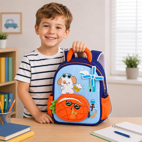 Kids Windmill Spinner School Bag Backpack for Boys n Girls