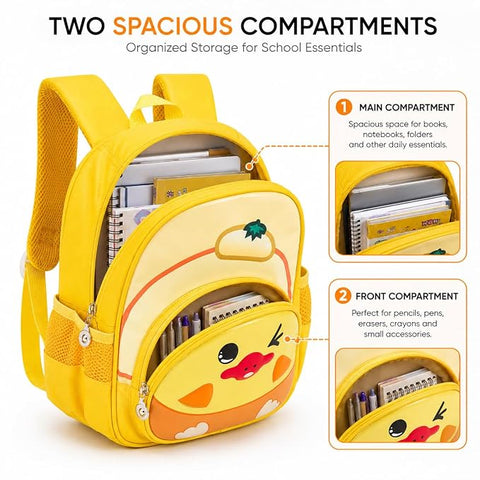 3D Cartoon School Bag Backpack for Kids