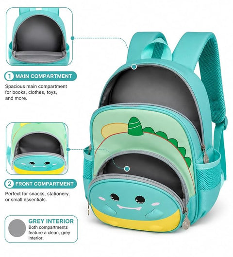 3D Cartoon School Bag Backpack for Kids