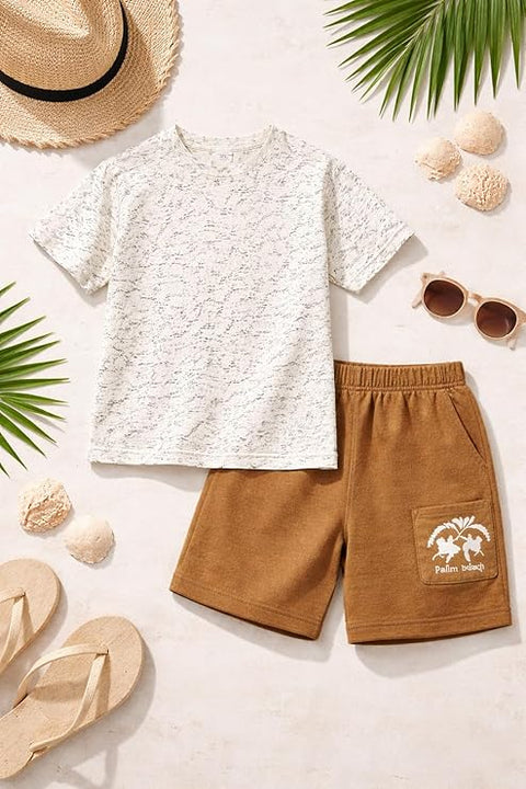 Boys Summer Wear 2-Piece Outfit Set
