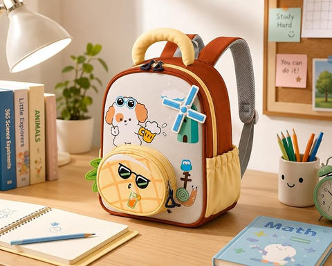 Kids Windmill Spinner School Bag Backpack for Boys n Girls