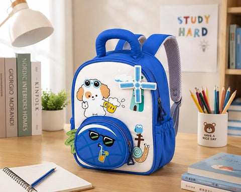 Kids Windmill Spinner School Bag Backpack for Boys n Girls