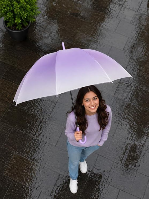 Bloomy Rain Umbrella | Lightweight Waterproof J Handle