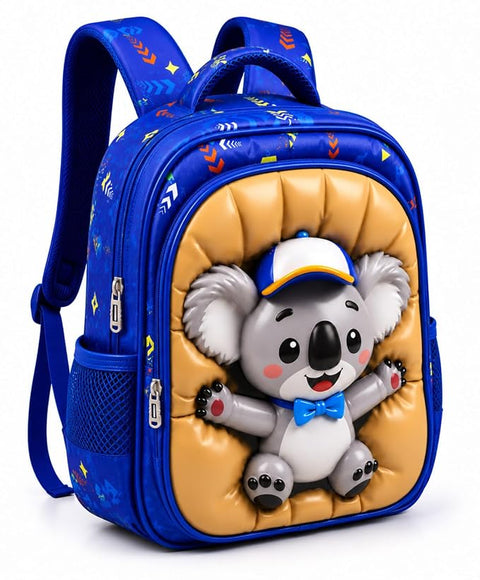 3D Puffy Cartoon Backpack School Bag for Kids
