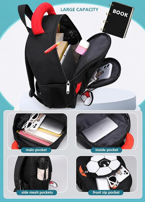 Football Kids Backpack for Boys & Girls