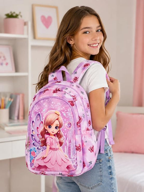 Kids Princess School Bag Backpack for Girls