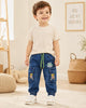 Denim Cargo Joggers for Infant Toddler Baby Boy n Girl