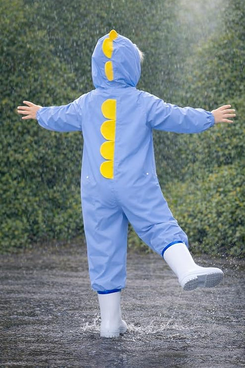 Kids Hooded Astronaut Rain Suit