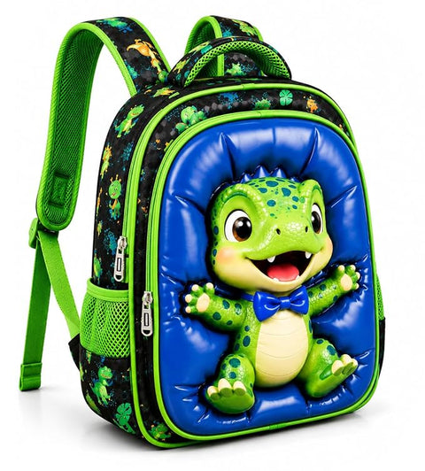 3D Puffy Cartoon Backpack School Bag for Kids