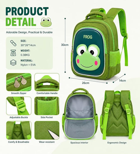 Hard Shell 3D Cartoon Kids School Bag