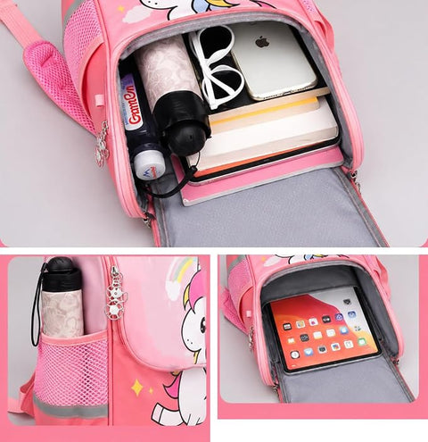 Kids Cartoon Flap School Backpack for Boys & Girls