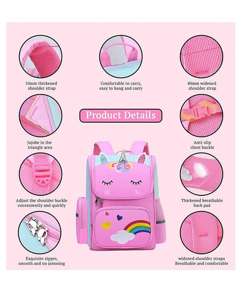 Girls Unicorn Backpack School Bag