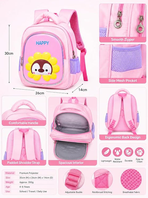 Hard Shell 3D Cartoon Kids School Bag