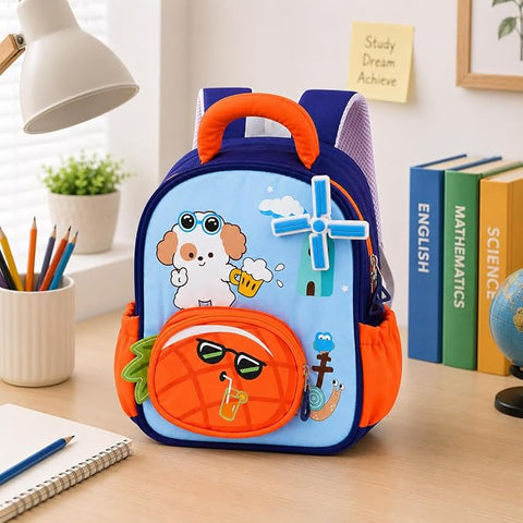 Kids Windmill Spinner School Bag Backpack for Boys n Girls