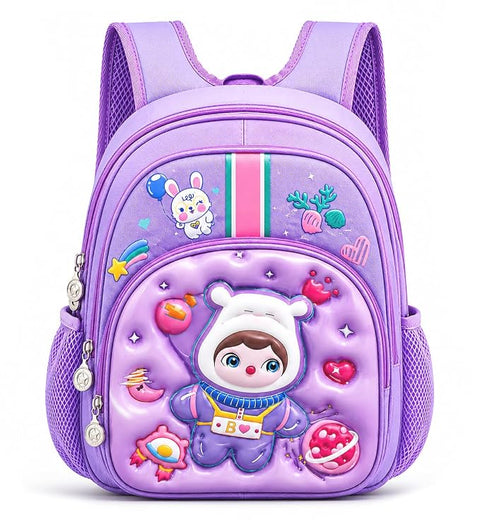 Kids Backpack with 3D Cartoon Design
