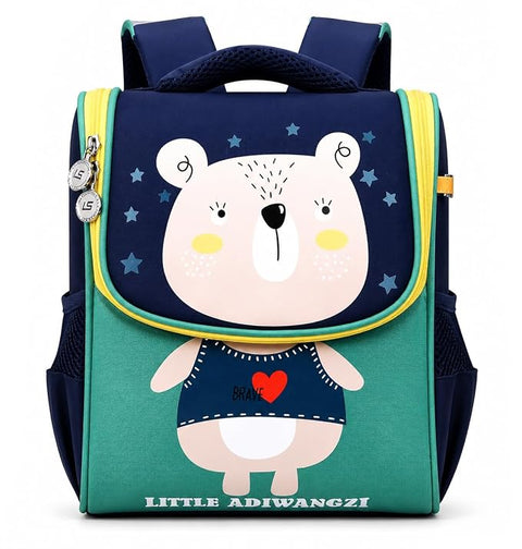 Kids Cartoon Flap School Backpack for Boys & Girls
