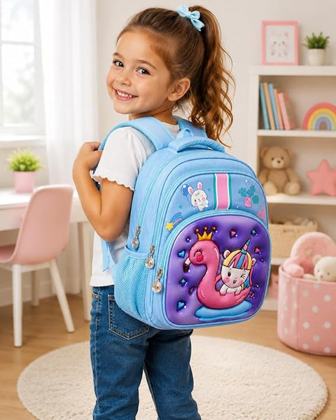Kids Backpack with 3D Cartoon Design