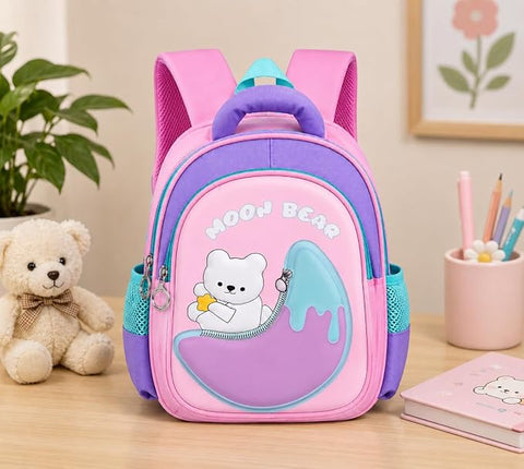 Kids Cute Moon Bear Preschool Bag