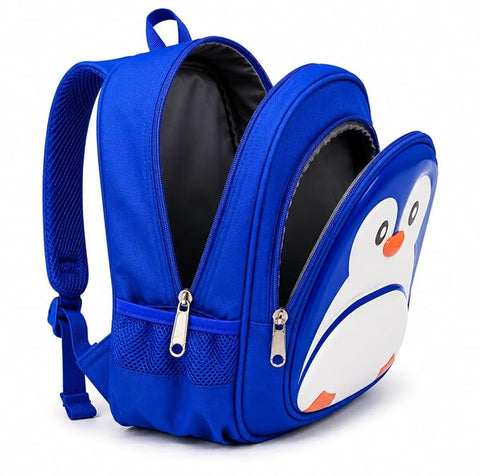 Cute 3D Penguin Kids Backpack School Bag for Boys n Girls