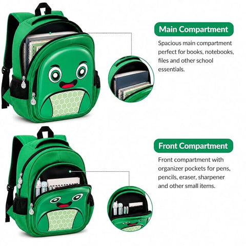 Kids 3D Cartoon School Backpack for Boys N Girls