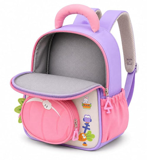 Bunny in Hot Air Balloon School Bag Backpack for Girls