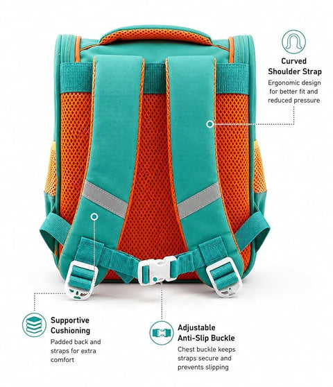 Kids Cartoon Flap School Backpack for Boys & Girls