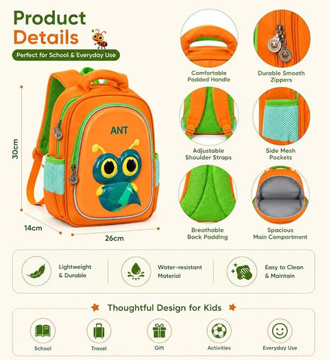 Hard Shell 3D Cartoon Kids School Bag