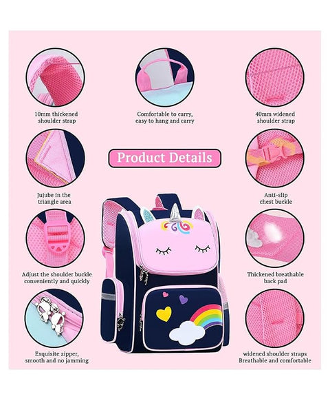 Girls Unicorn Backpack School Bag