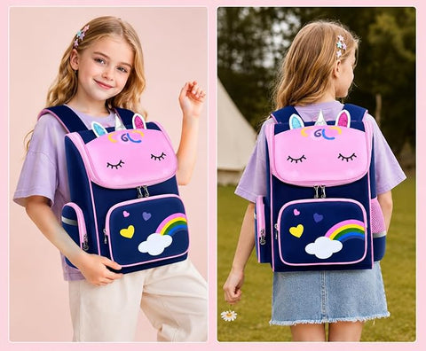 Girls Unicorn Backpack School Bag